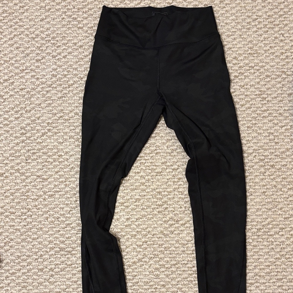 Fleo Black Camouflage Leggings